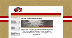 Desktop Screenshot of media.49ers.com